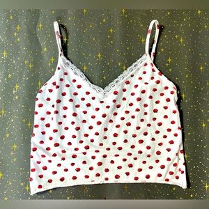 Brandy Melville Strawberry Tank